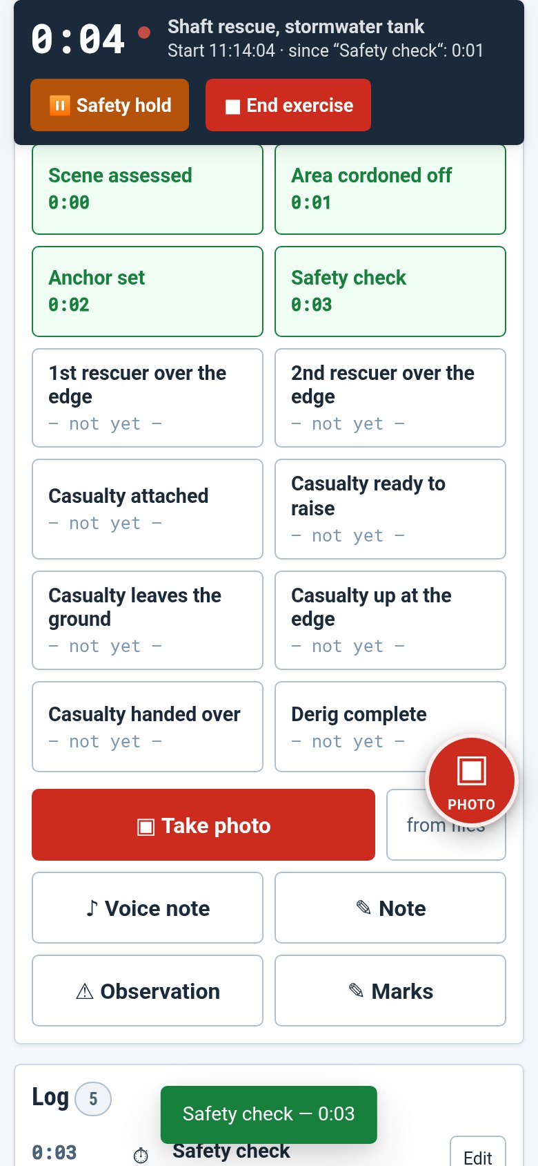 Exercise running on the iPhone