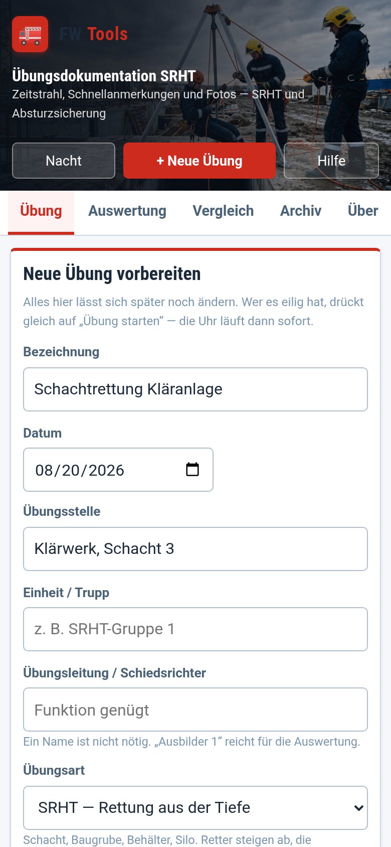 Vorbereitung auf dem iPhone